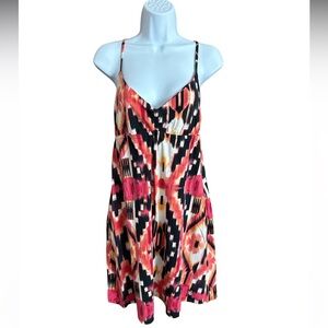 Volcom Aztec Spaghetti Strap Mini Dress Size XL